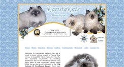 Desktop Screenshot of karistakats.com